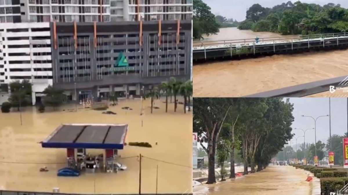 Banjir Cecah Paras Pinggang, Keadaan Terkini Di Seksyen 22 Shah Alam
